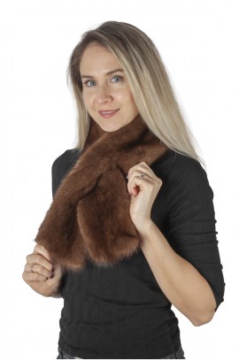 Mink fur scarf - fur on both sides